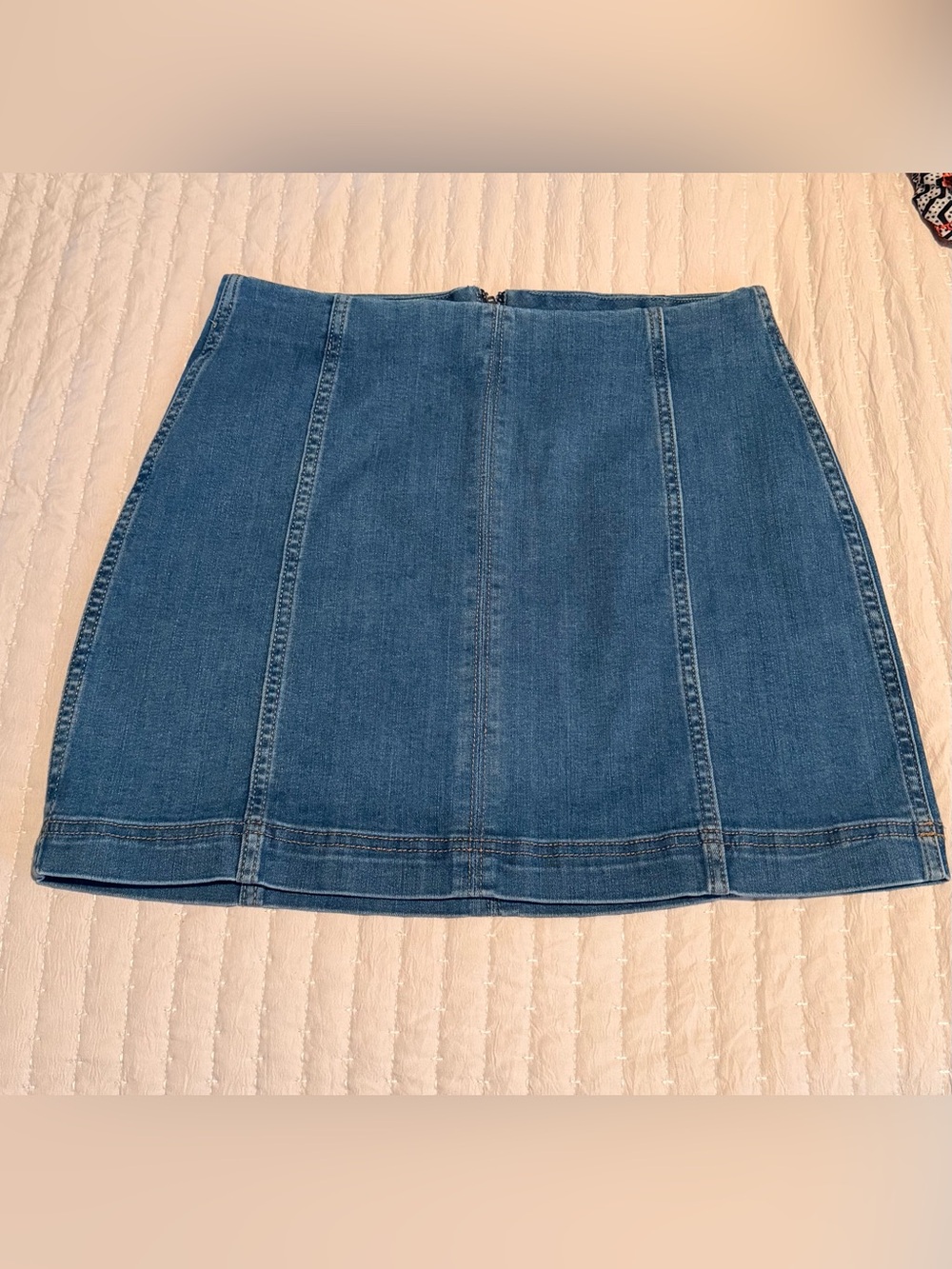 Wild Fable Target Classic Blue Denim A-Line Skirt 10